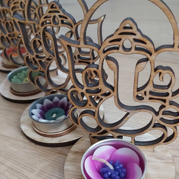 Ganesh Tea Light Holder - Image 6