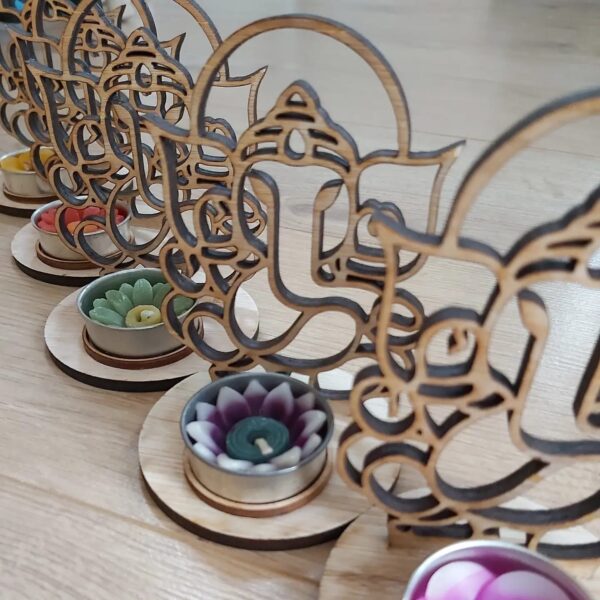 Ganesh Tea Light Holder - Image 4