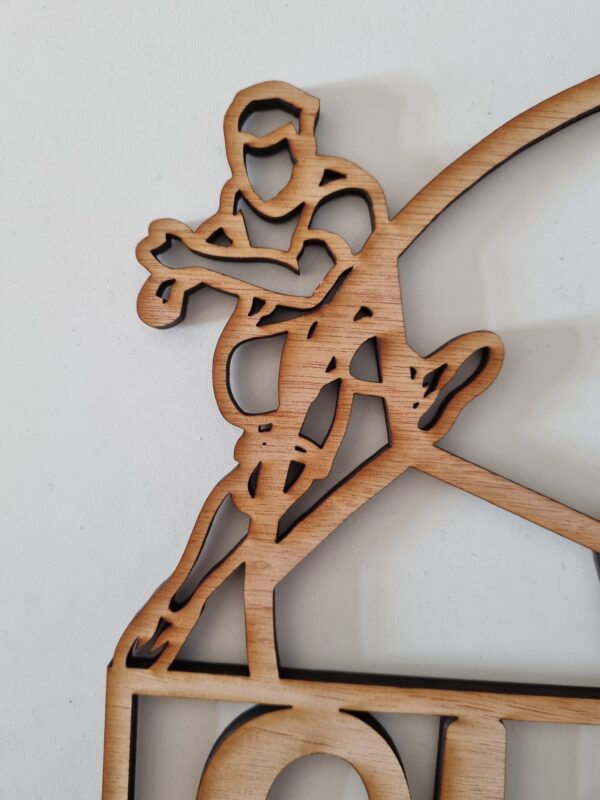 Personalised Children's Football Door Sign/Plaque - Wooden - Gift - Keepsake - Decor - Image 3