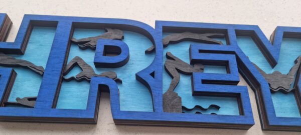Personalised and Custom Themed Door Sign - Name Plaque - Wooden - Gift - Keepsake - Decor - Wall - Name Plate - Free Standing - Wall - 3D - Image 11