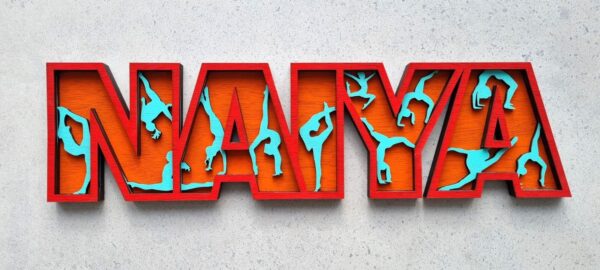 Personalised and Custom Themed Door Sign - Name Plaque - Wooden - Gift - Keepsake - Decor - Wall - Name Plate - Free Standing - Wall - 3D - Image 3