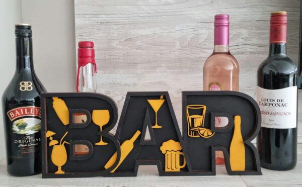 Personalised and Custom Themed Door Sign - Name Plaque - Wooden - Gift - Keepsake - Decor - Wall - Name Plate - Free Standing - Wall - 3D - Image 2