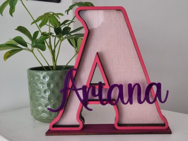 Personalised Letter Piggy Bank | Custom made | Letter | Name | Coin bank | Gift - your choice of patterns or colours available