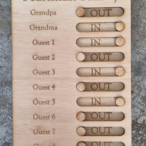 Personalised Wooden Kids Checklist / Routine Board / To Do list / Chores List / Schedule Reminder - Children's Gift, Autism Routine, In/Out - Image 9