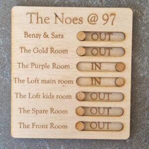 Personalised Wooden Kids Checklist / Routine Board / To Do list / Chores List / Schedule Reminder - Children's Gift, Autism Routine, In/Out - Image 10