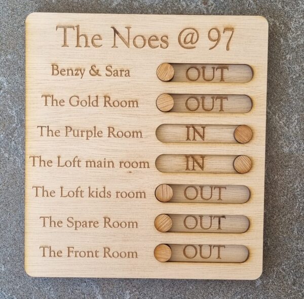 Personalised Wooden Kids Checklist / Routine Board / To Do list / Chores List / Schedule Reminder - Children's Gift, Autism Routine, In/Out - Image 10