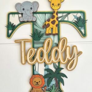 Personalised and Custom Themed Door Sign - Name Plaque - Wooden - Gift - Keepsake - Decor - Wall - Name Plate - Wall - Hand Painted - 3D